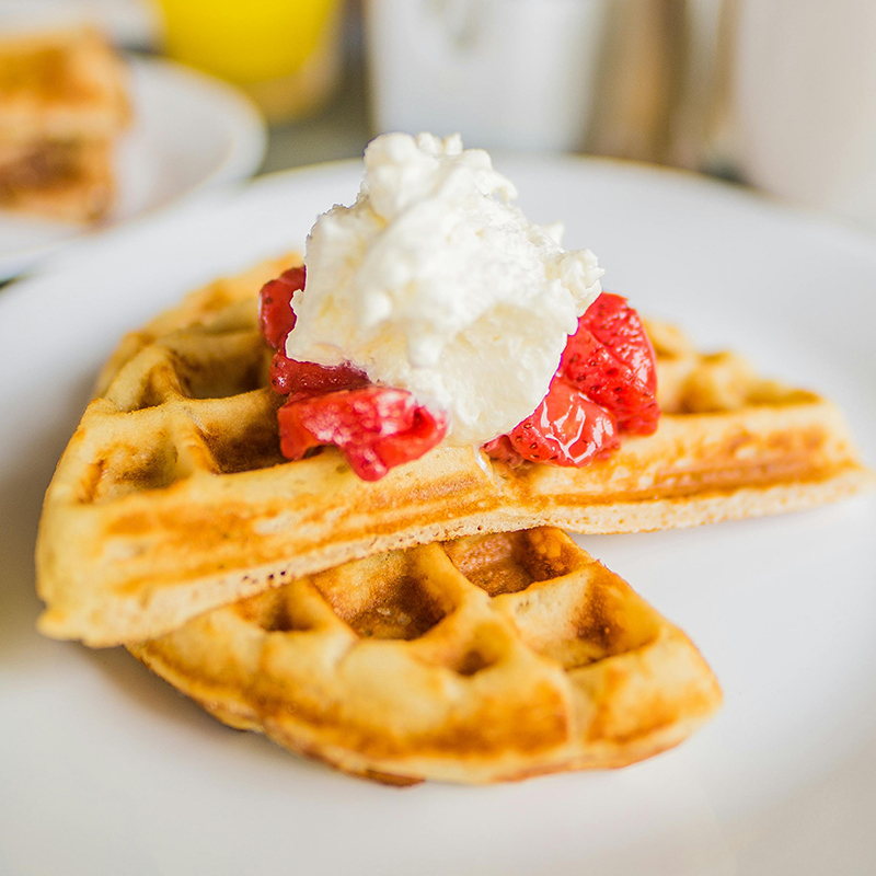 Máquina de waffle giratória quadrada de 2 lados